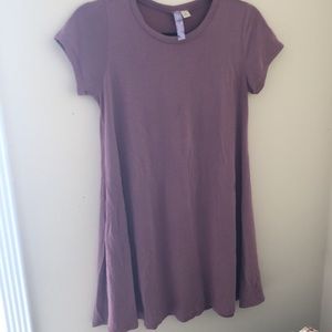 Mauve modal T-shirt dress